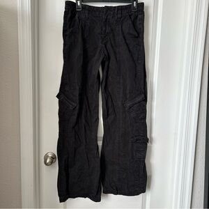 BDG Y2K Wide Leg Cargo Pants Black Size Medium Women’s Baggy